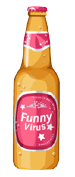 cute kawaii bottle of beer