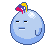 funny blue blob - bomb
