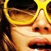 yellow vintage sunglasses