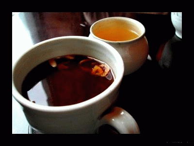 black coffee