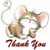 Cute Thank You Mouse