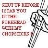 when chopsticks attack