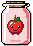 Apple in jar
