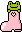 frog in pink boot