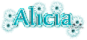 Alicia Teal Blossom (white b/g)