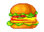 cute kawaii yummy burger