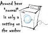 Normal is only a setting on the washer
