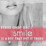 behind every girl's smile