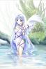 Wind fairy taking bath