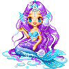 Purple mermaid