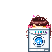 cute kawaii washing machine lil girl