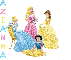 Princesses & Azianna with Transparent Background