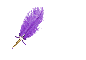 Victoria - Feather Pen Dark Purple