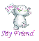 Animated Kitty - I love you My Friend