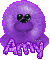 Purple Fuzzy Amy