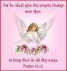 angels charge over you - scripture