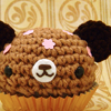 Brown Yarned cupcake