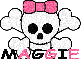 Maggie Pink Skull