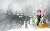 Couple Watching The Snow Together