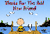 Charlie Brown & Snoopy- Thanks for the Add New Friend