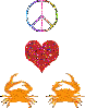 Peace, Love, & Crabs