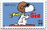 Snoopy Stamp- Gina