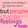 feelings fade