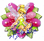 Tinkerbell on Pin Cushion (with sparkles)- Stephanie