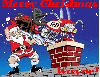 Harley Davidson Motorcycle & Santa (with snowfall effect)- Merry Christmas Wayne!