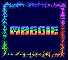 MAGGIE rainbow bling frame