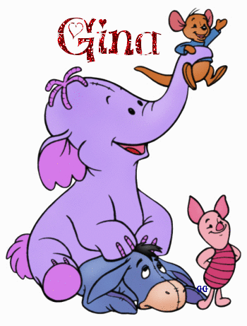 Pooh Heffalump & Friends- Gina