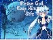 Anime Girl Praying (by the moon)- Please God, Keep Him Safe