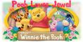 Pooh & Friends Plaque- Pooh Loves Jewel