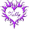 Tabby purple heart