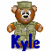 Military Soldier Teddy Bear (animated)- Kyle