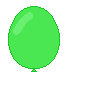 green balloon