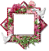 Floral Frame with Doves
