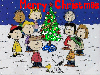 Charlie Brown Christmas (glitter)- Merry Christmas