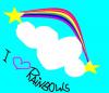 i love rainbows