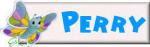 Butterfly Nameplate- Perry