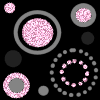 Pink & Grey Circles