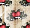 heart banner background