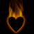 fiery heart icon