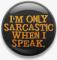 sarcastic button