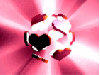 heart disco ball
