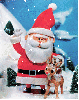 Rudolph and Santa