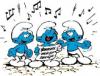 Singing Smurfs