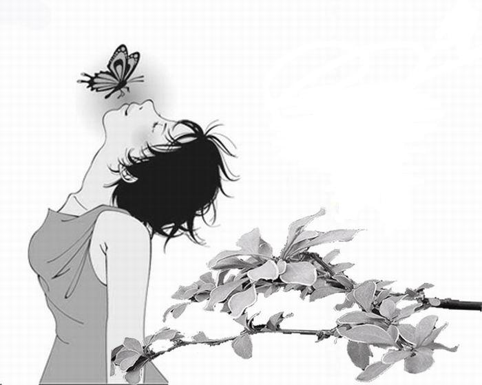 butterfly girl