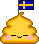 POOP ~ SWEDEN FLAG