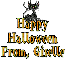 black cat happy halloween giselle